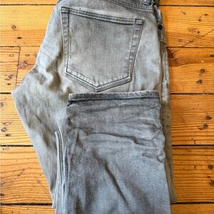 John Elliott Season Seven Slim Jeans Gray Size 29